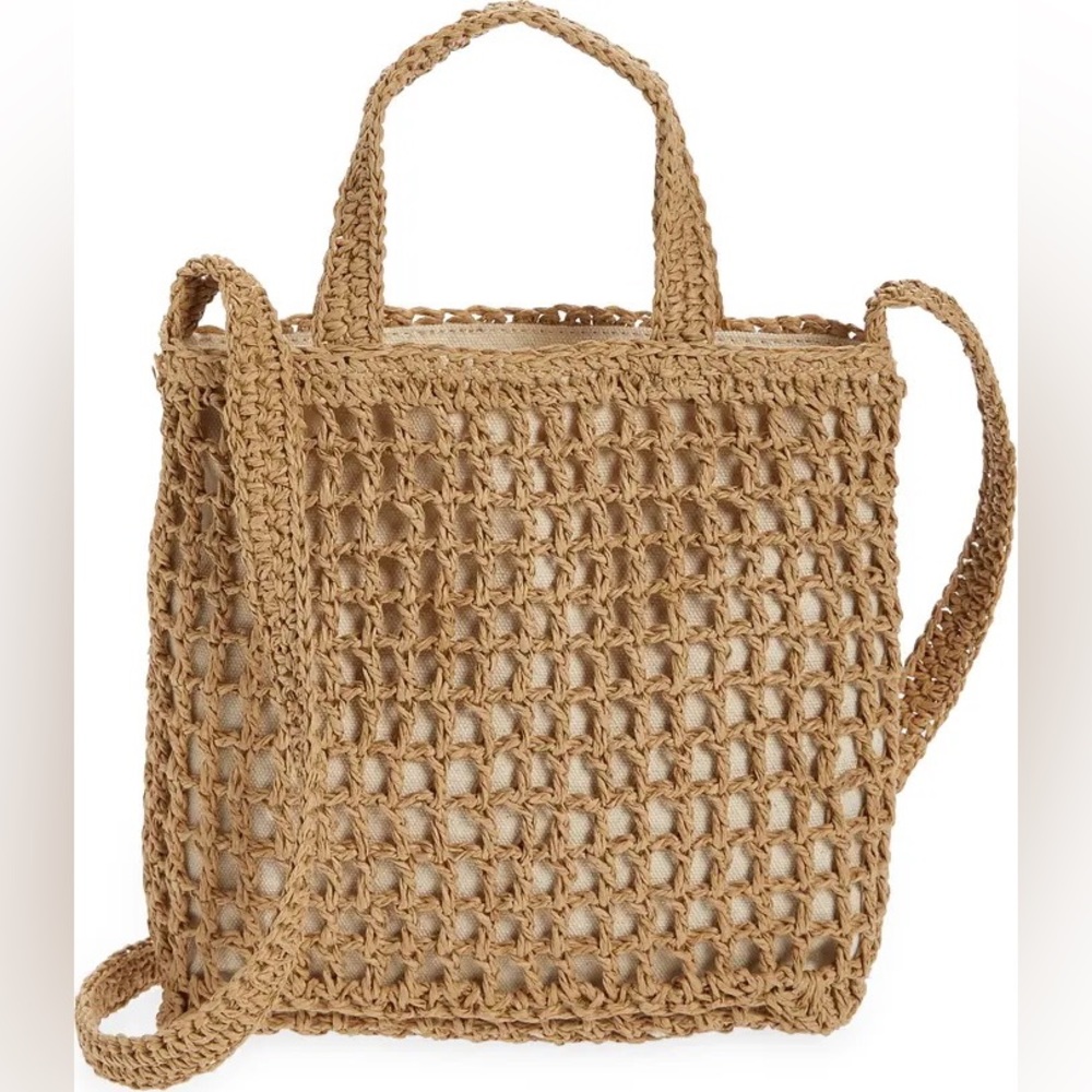 Madewell Small Transport Straw Crossbody